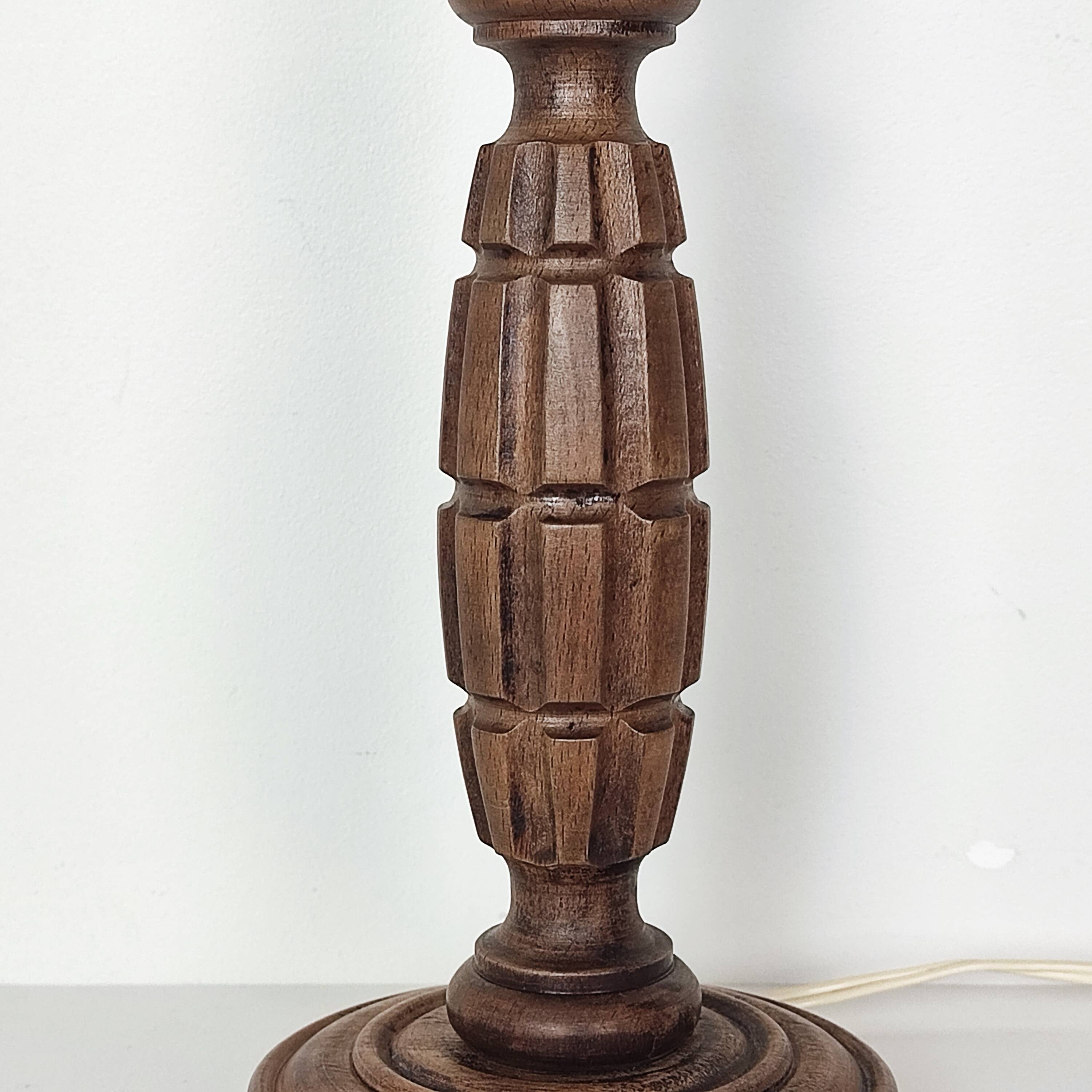 Vintage wooden lamp
