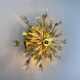 Sun-shaped ceiling or wall light by Oscar Torlasco for StilKronen, Italy, 1970s