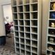 Old postal sorting furniture