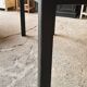 Antique display cabinet on legs