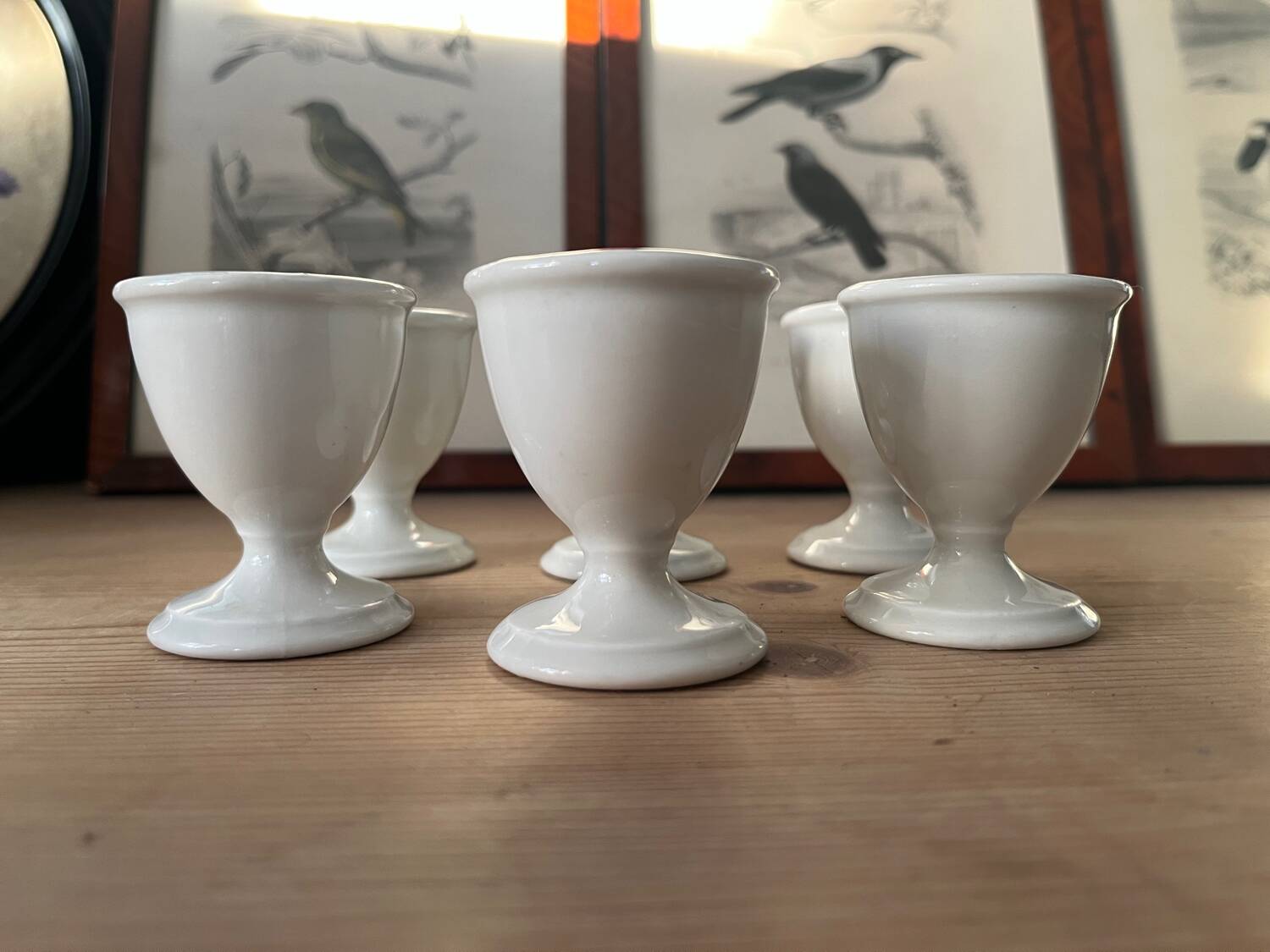 Old porcelain egg cups