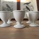Old porcelain egg cups