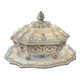 Moustiers Berain blue soup tureen