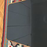 1960's Mid Century Coffee Table with a black opaxite glass by Jiri Jiroutek