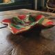 Vintage 70s starry ceramic trinket dish