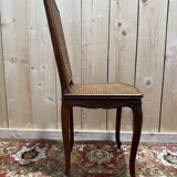 Set of 6 Louis XV style cane chairs
