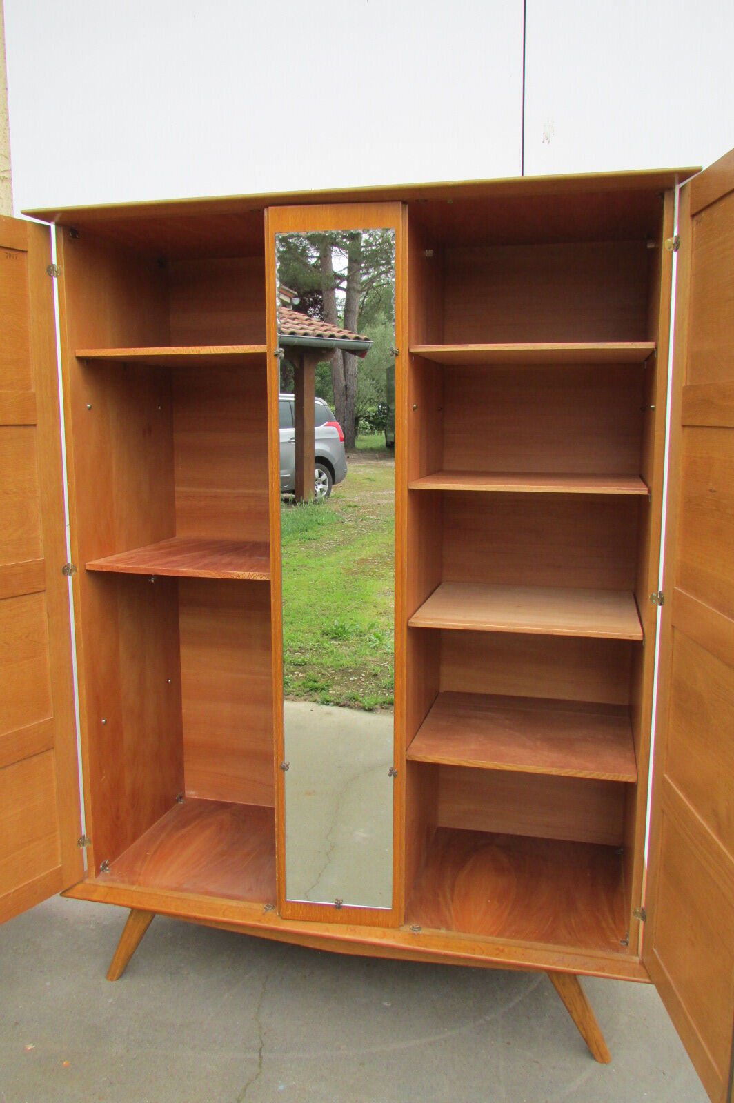 Vintage wardrobe mirror