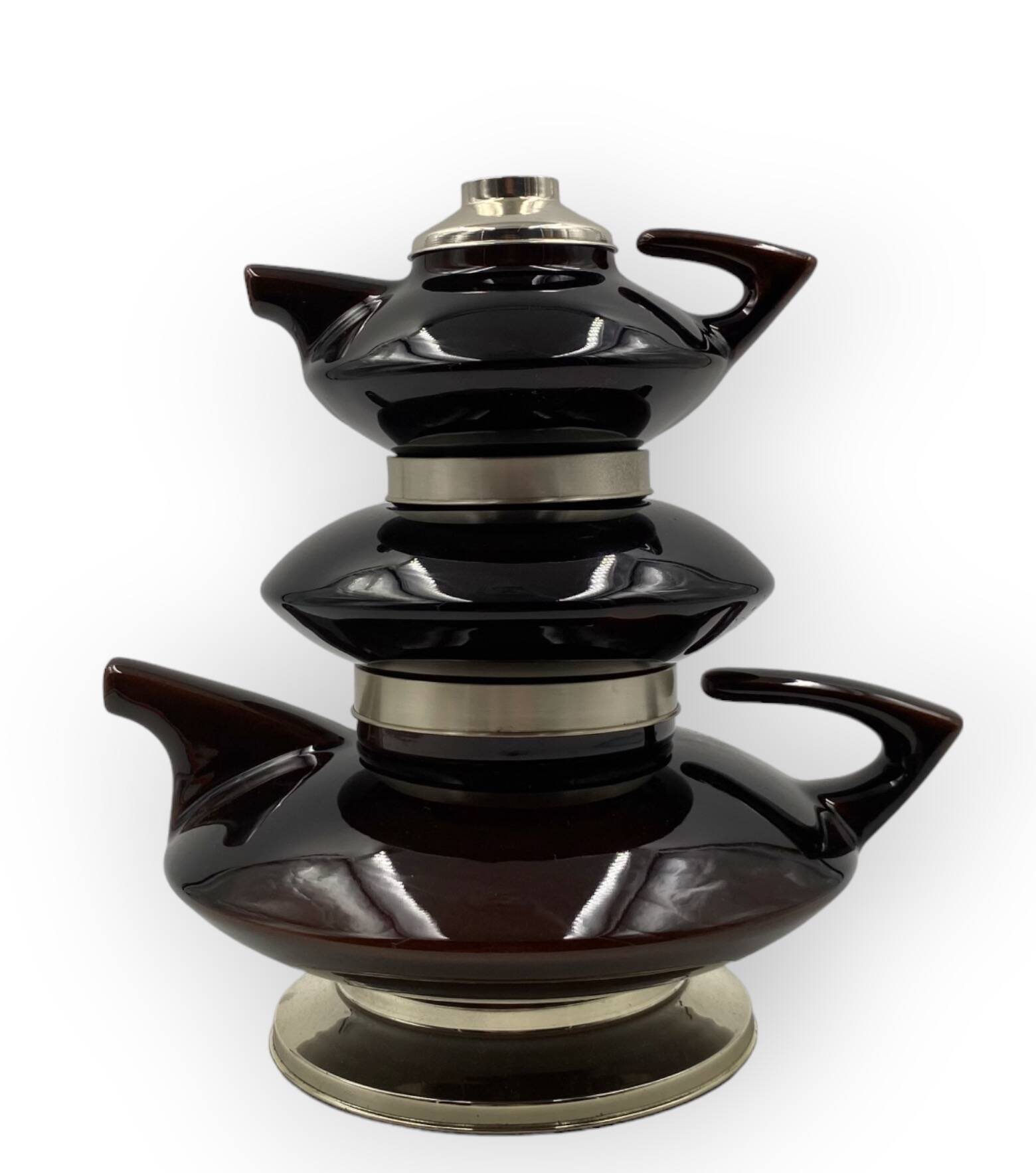 Mid-century modern piled up Tea set, SC3 Italy 1970s