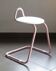 Tabouret design années 80's en tube rose