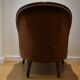 Fauteuil crapaud chocolat