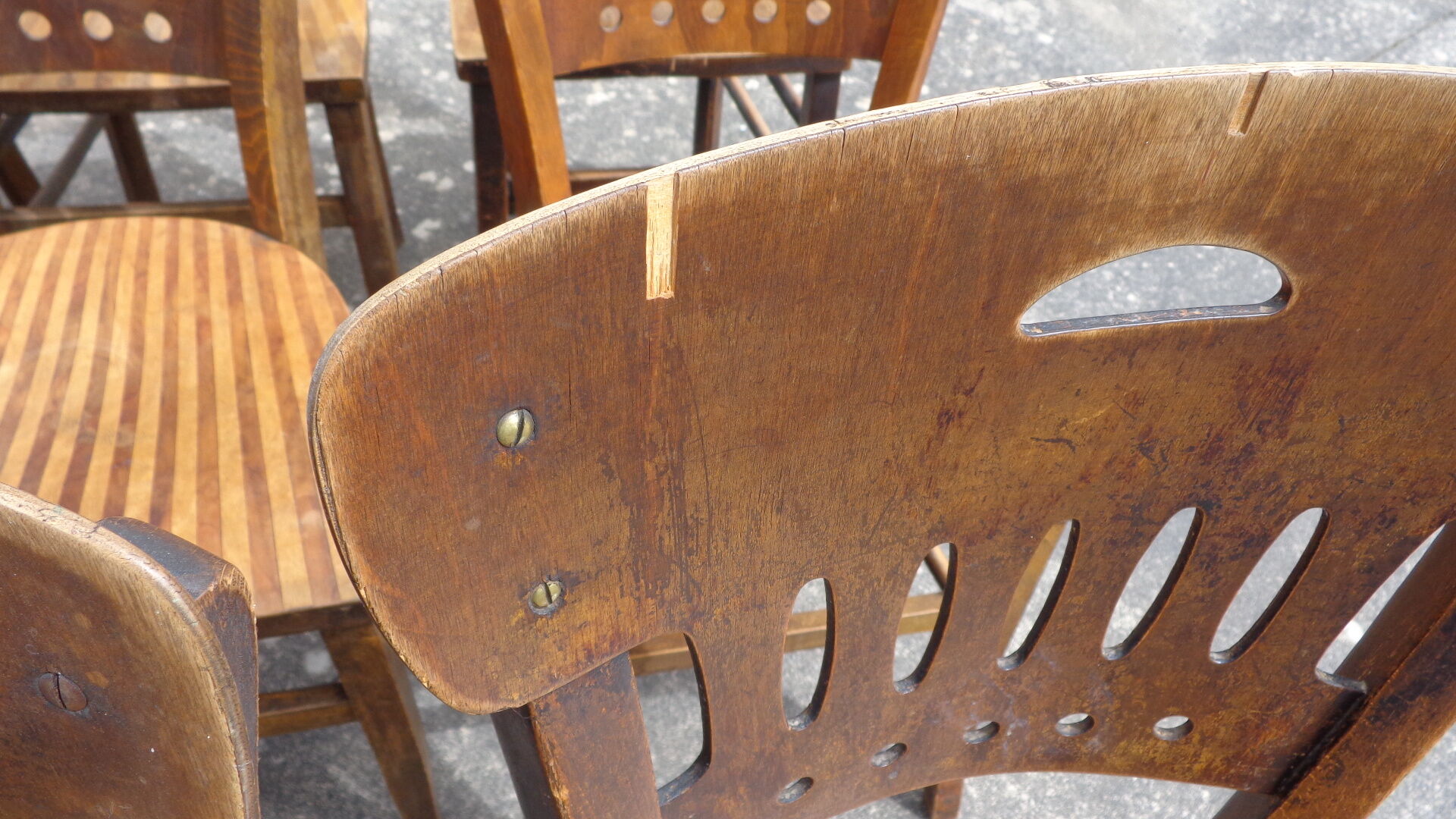 Set de 12 chaises bistrot Luterma