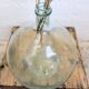 Transparent blown glass carafe