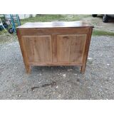 19th century walnut chest of drawers with 3 drawers