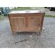 19th century walnut chest of drawers with 3 drawers