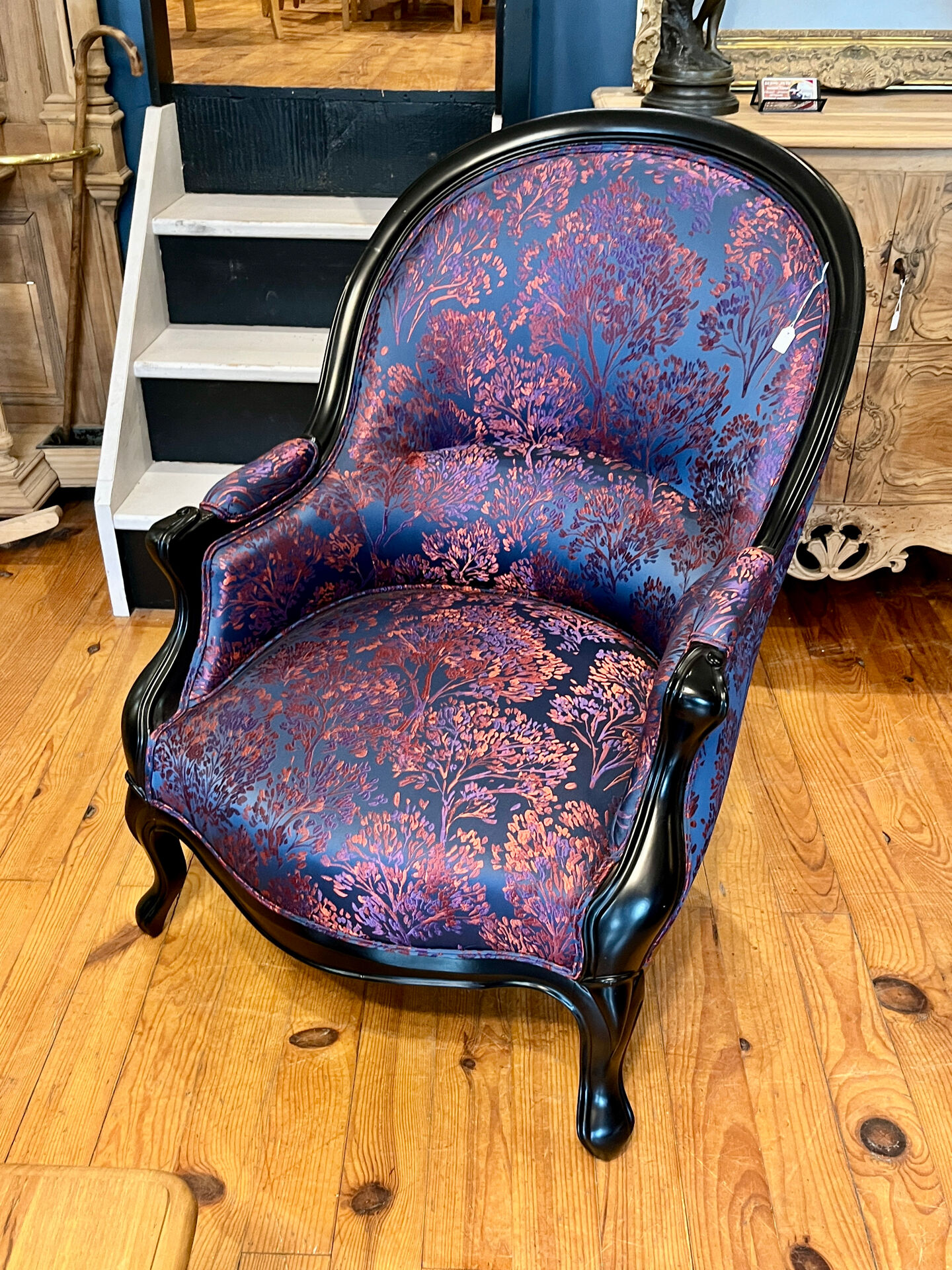 Fauteuil Bergère crapaud Louis Philippe