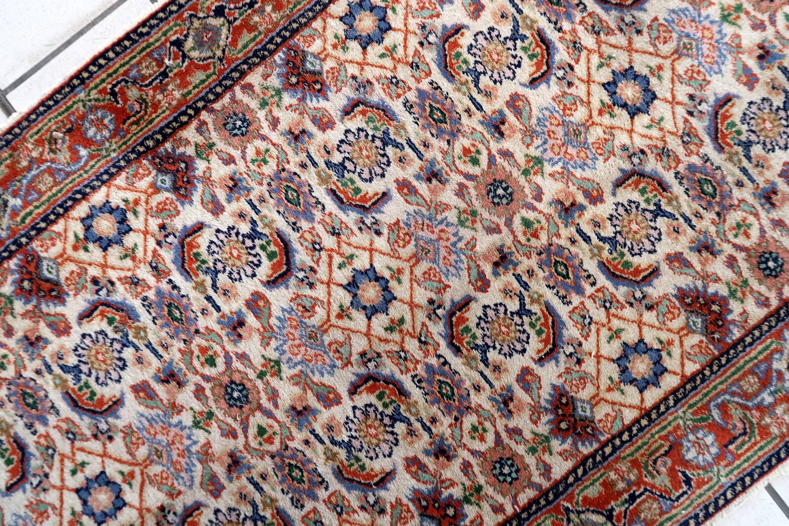 Tapis Vintage Fait Main Mahal du Moyen-Orient – 79 x 301 cm - 1C1005