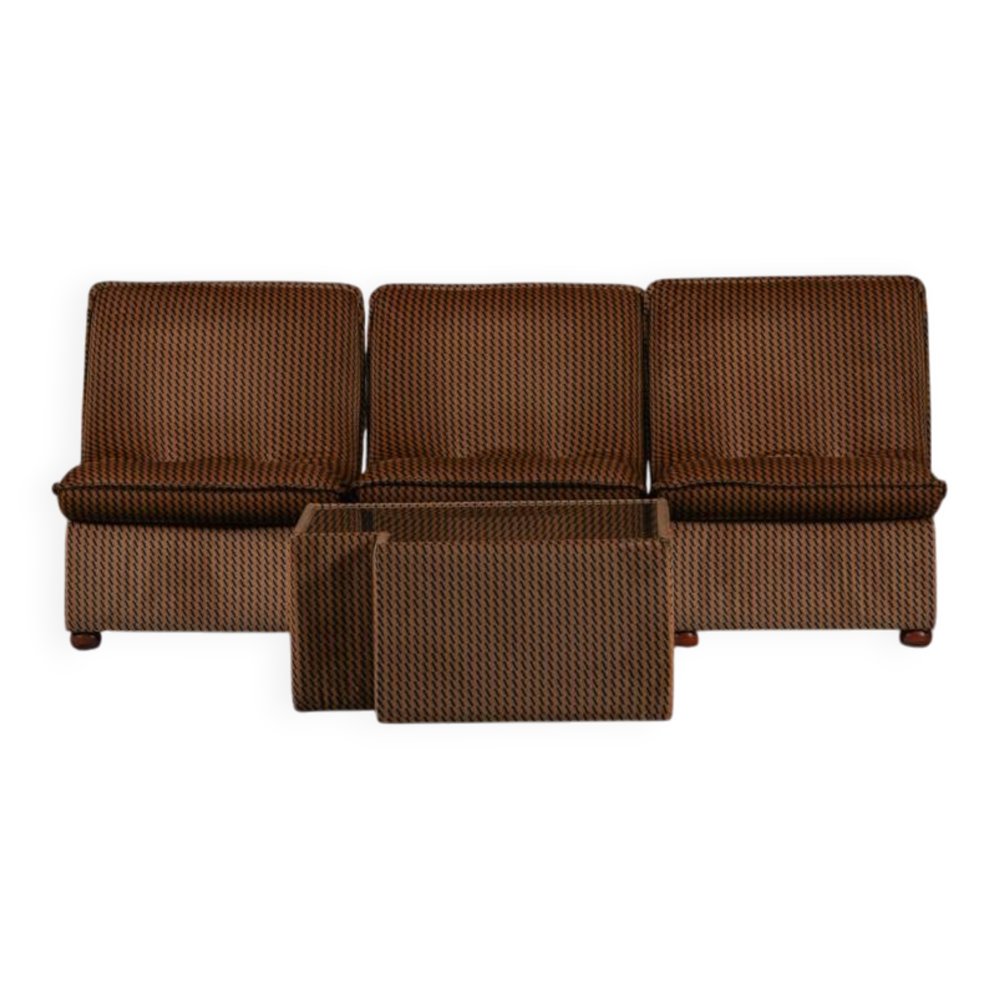 Vintage modular sofa and table set, Italy 1970’s