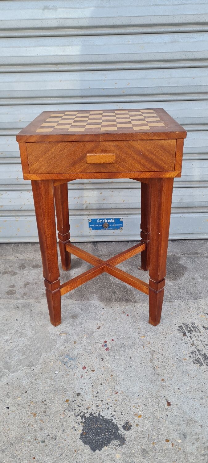 Bedside table - chess game