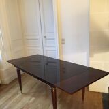 Table vintage en acajou vernis