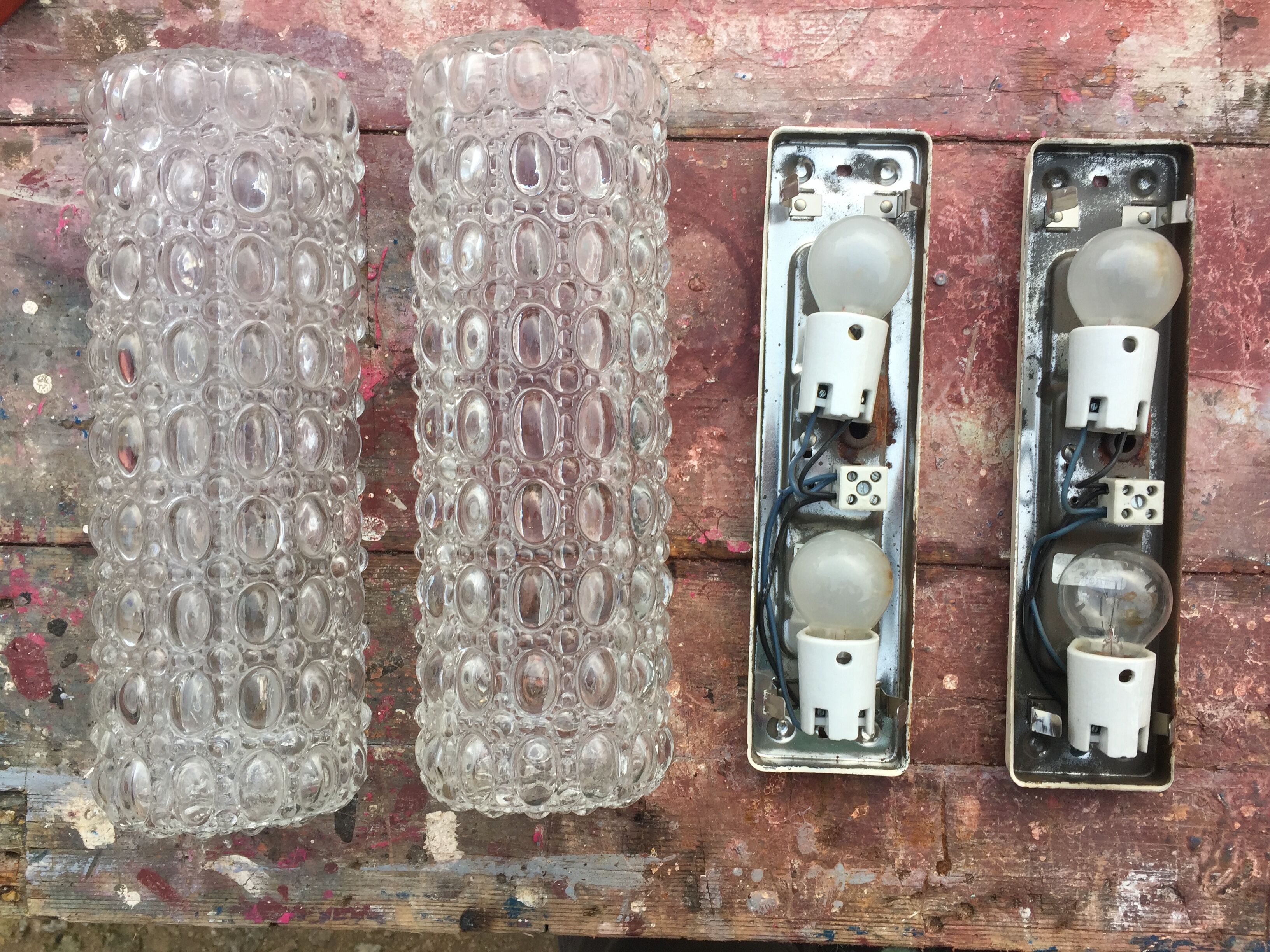 Pair of wall lamps Limburg A 690, 60