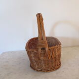 Brown wicker basket