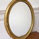 Oval gold mirror - Victorian style