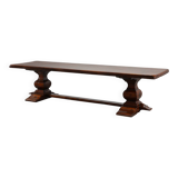 19th Century French Provincial Oak Monastery Dining Table