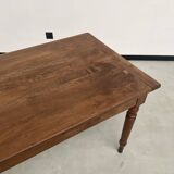 Old walnut bistro table
