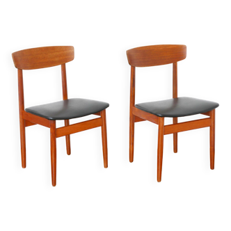 Paire de chaises scandinaves