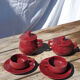 Art Deco Red Tea/Coffee Set