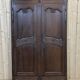 18th-century oak wardrobe front