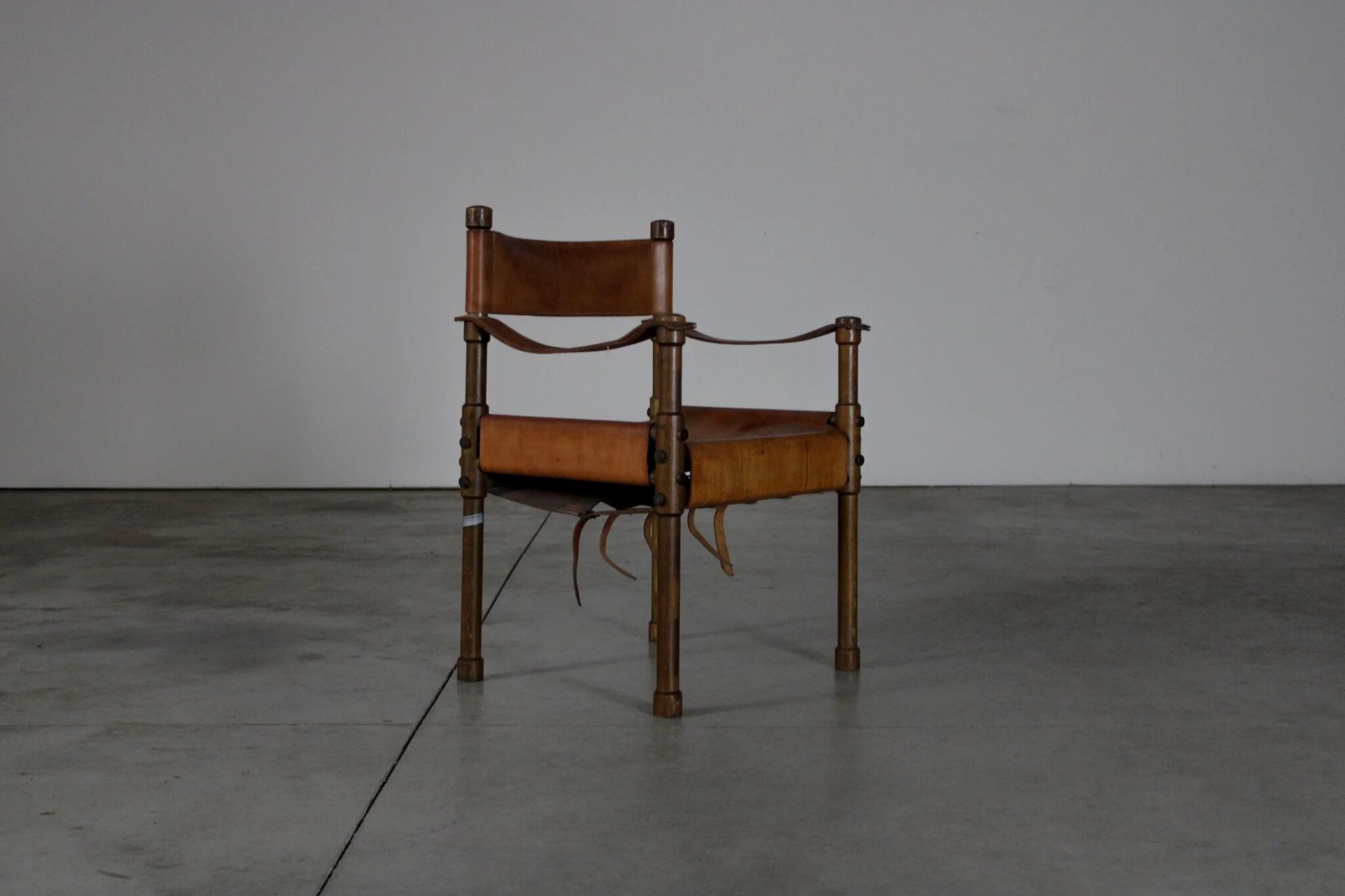 Large set of safari dining chairs - Germany 1960s