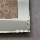 Beveled mirror photo frame 18 x 24cm 1940s