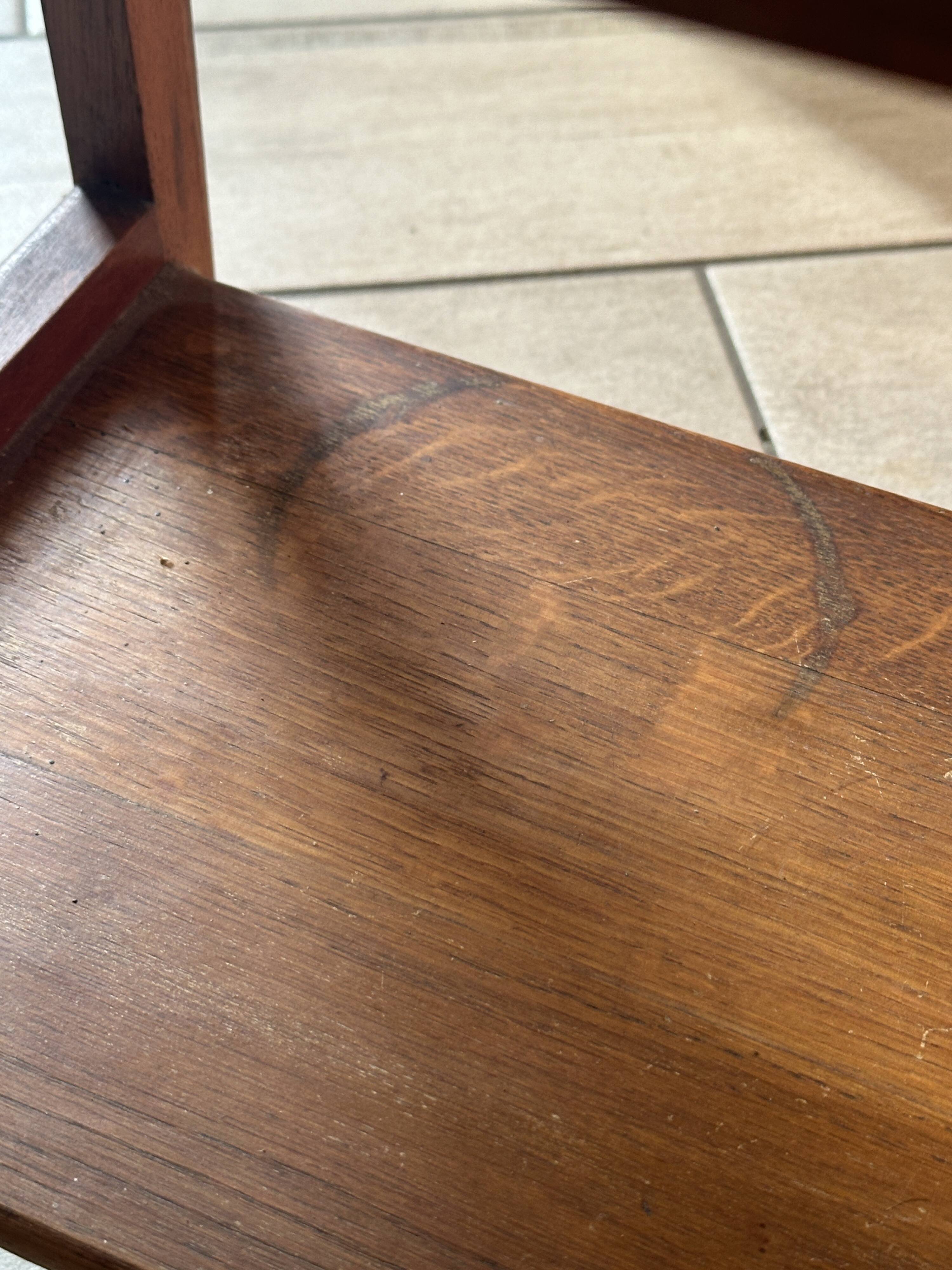 Oak shelf design vintage reconstruction 60s