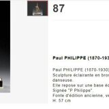Art Deco sculpture by Phillips (Paul Philippe)