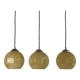 Lot 3 anciennes suspensions ambrees vintages