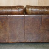 Halo Soho Heritage Leather Biker Sofa by Timothy Oulton