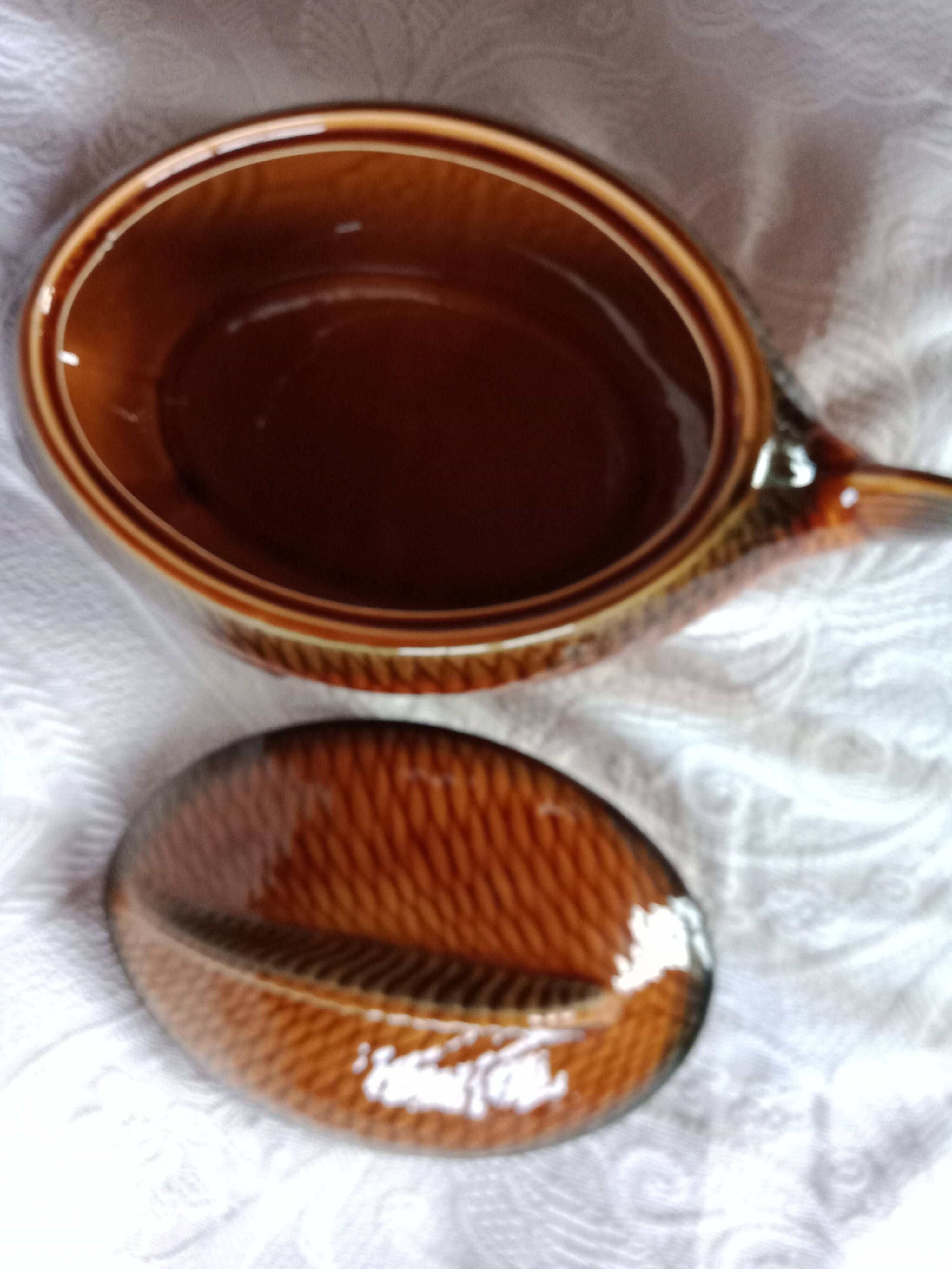 Sarreguemines france vintage fish bouillabaisse soup tureen