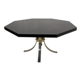 Octagonal dining table in resin, Italy 1970s