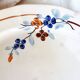 2 vintage Sarreguemines dishes, table service dishes with floral hand decoration