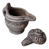 Berber earthenwear milk jug