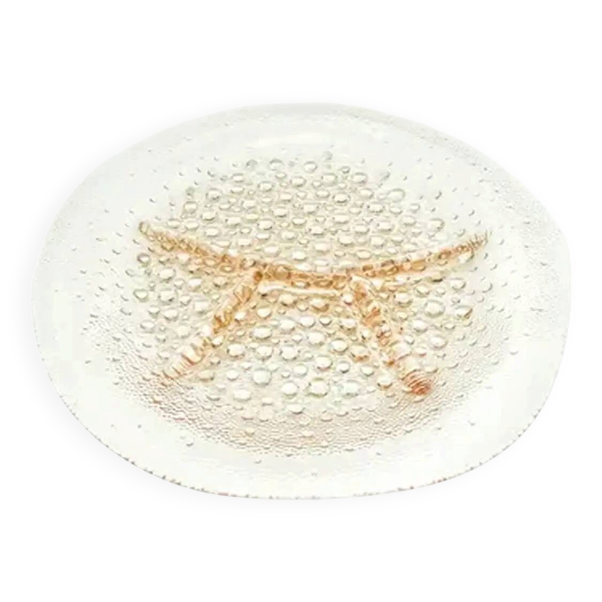 Plateau d'apéritifs modernisme polonais, verre rose, Ząbkowice, Pologne, années 1970