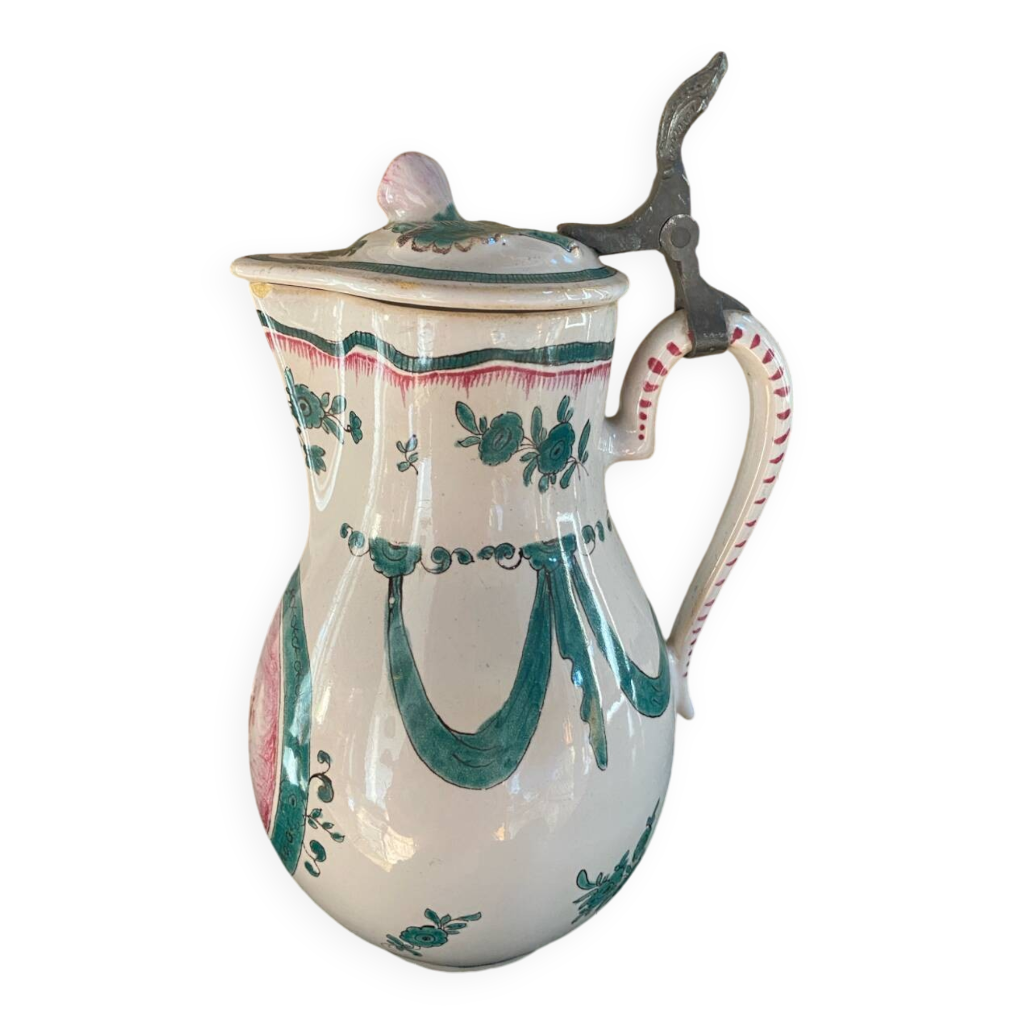 19th century earthenware cream pitcher