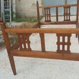 Wooden bed