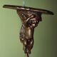 Gilded wood applique console