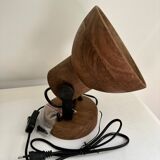 Wooden wall lamp