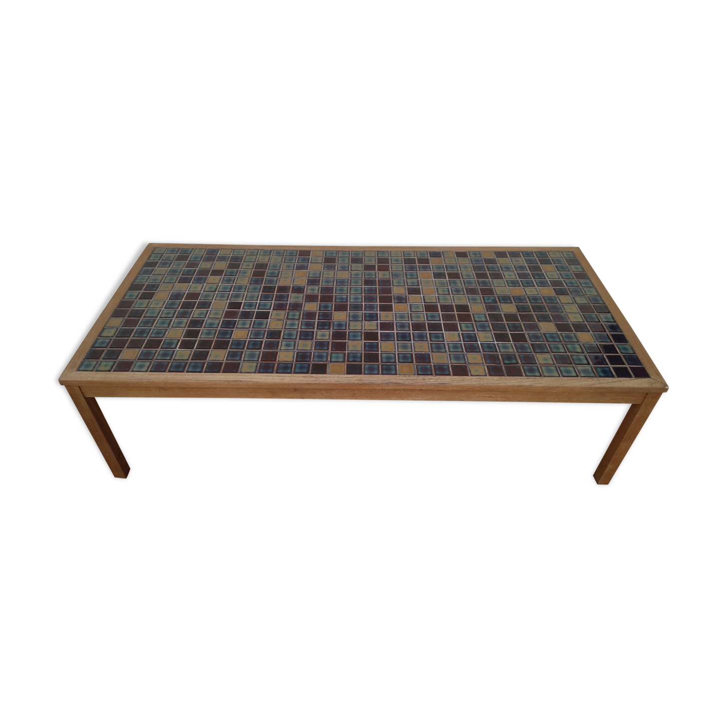Wooden and ceramic coffee table