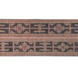 Tapis vintage turc de oushak tissé à la main 48 x 297cm