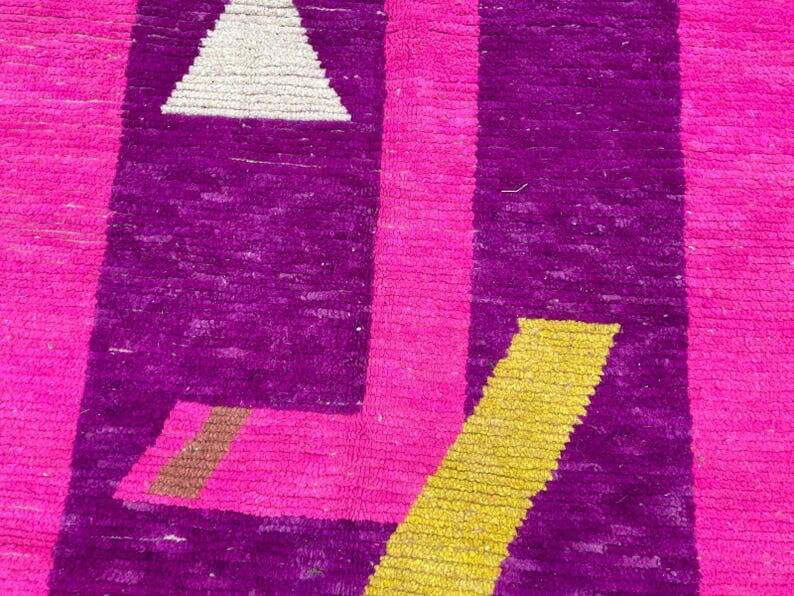 Handmade Beni Ouraine rug, size 150 x 250 cm