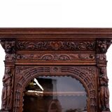 Buffet ancien, richement sculpté, fin du 19e siècle